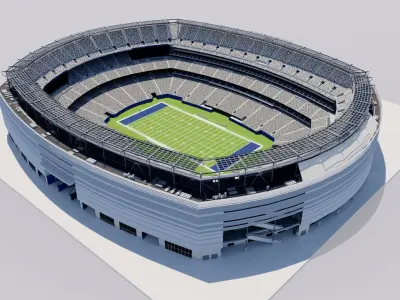 MetLife Stadium - New York - Jets Giants - USA 3D model