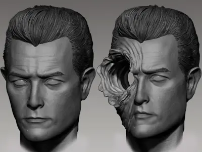 TERMINATOR T-1000 3D print model