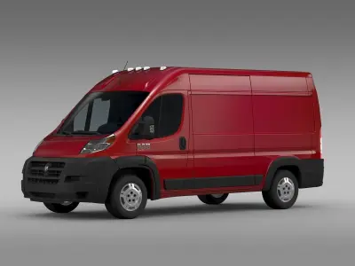 Ram Promaster Cargo 1500 HR 136WB 2015 3D model