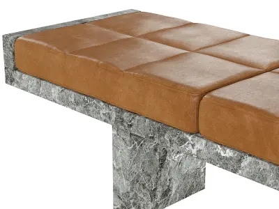 Marble Bench Ever Free 3D model