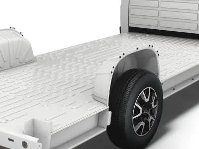 Opel Movano 3540 L4 platform cab 2022 3D model