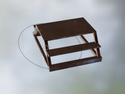 outdoor table lunchtime table 3D print model