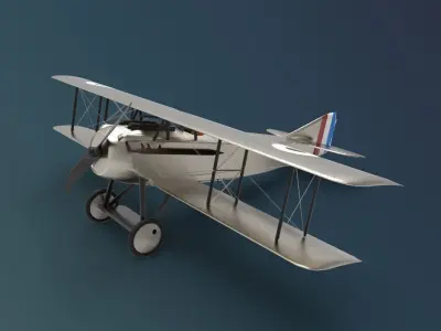 SPAD S XIII 3D model