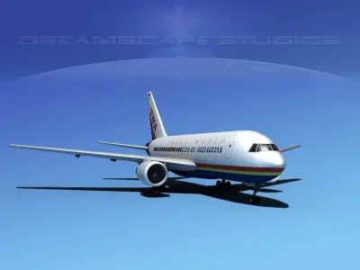 Boeing 767-200ER Trans World 2 3D model