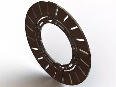 Brake Disc Rotor for Go Kart 3D model