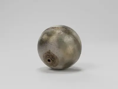 Metallic Ball Float air sphere compressor model 3D model