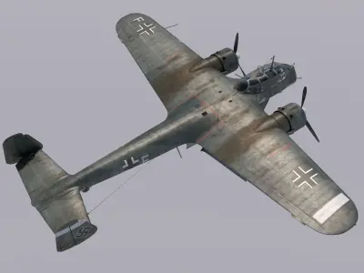 Dornier Do-17Z 3D model