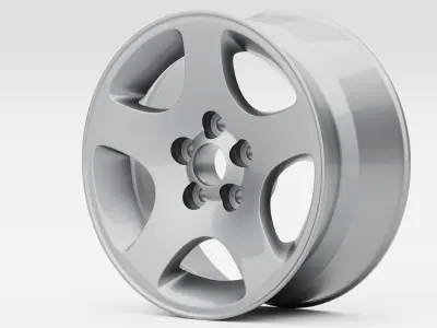 Audi S6 58707S Rim 3D model