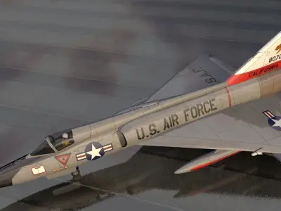 Convair F-106A Delta Dart 3D model