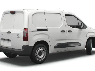Peugeot E Partner Van SWB 2022 3D model