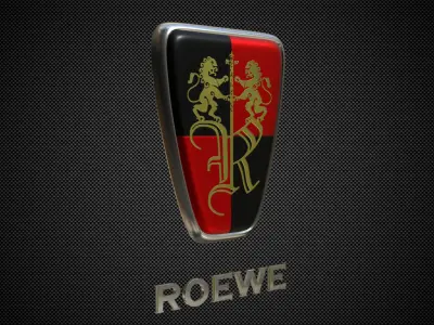 roewe logo 3D model