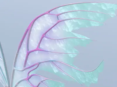 Fairy or Butterfly Wing Set A 3D model