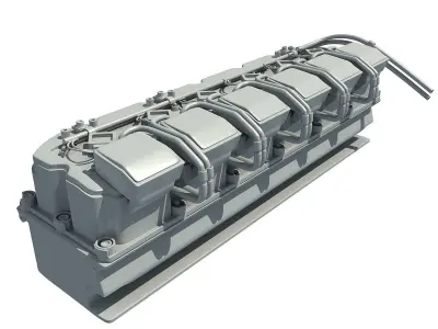 Engine Part V1 3D model