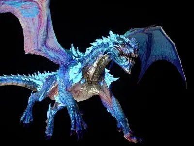 Aurene Dragon 3D model