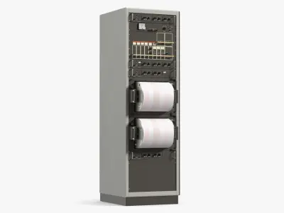 Seismograph Machine 3D model
