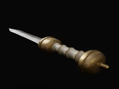 Roman Gladius Sword Low-poly pbr Free low-poly 3D model