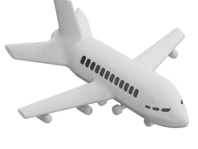 Snow Aeroplane 3D model