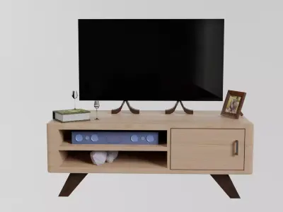 TV unit  Free 3D model