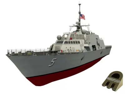 FREEDOM CLASS LCS USS MILWAUKEE 3D model