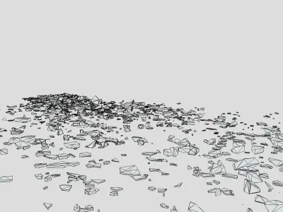 BrickWall 01 Below StrongMatte Low-poly 3D model