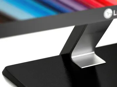 LCD Monitor LG 23 3D model