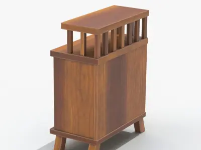 bedside table 3D model