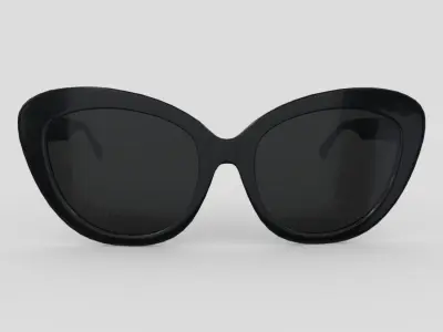 Sunglasses 5 Low-poly 3D model