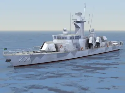 Goteborg Missile Boat 3D model