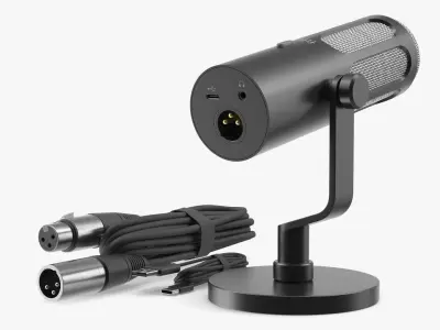 FIFINE AmpliTank Tank3 Dynamic Microphone 3D model