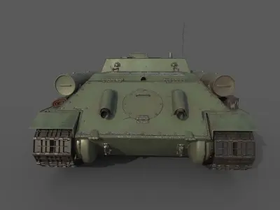 1944 SU-122 3D model