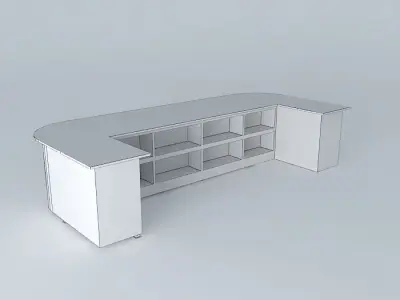 Airplane Bar Stand Free 3D model