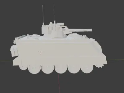 M163 Vulcan Air Defense System Free 3D model