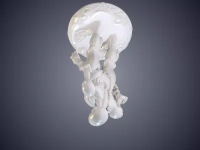 Sci Fi Female Robot Statue pm-854 3D print model