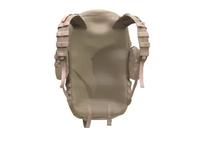 Military Backpack 98 - All MH Bodies - UE5 Skeletons - Rigged Low-poly 3D model