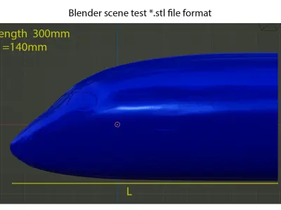 A-350 Airbus nose section 3d print STL 3D print model