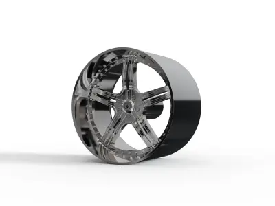 ASANTI AF155 WHEEL 3D MODEL 3D model