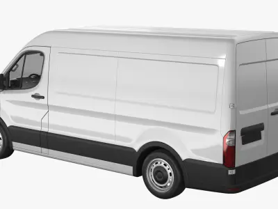Generic Commercial Van 3D model