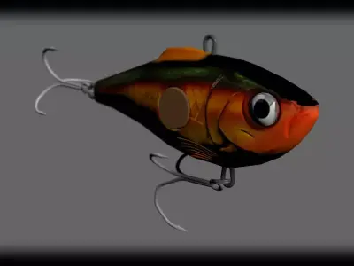 clack and rap  Rapala Crank bait 3D model