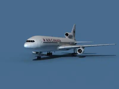 Lockheed L-1011-50  Air Canada 4 3D model
