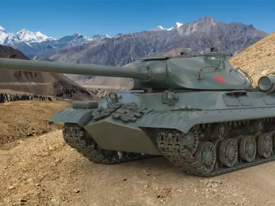 Tank IS 3M Vray 3D model