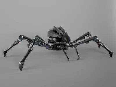 Sci-Fi Spider 3D model