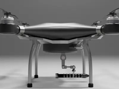 Sci Fi Drone  Low-poly 3D model