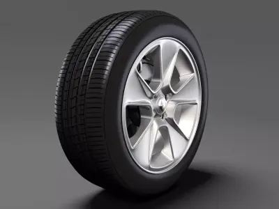 Renault Sandero wheel 2016 3D model