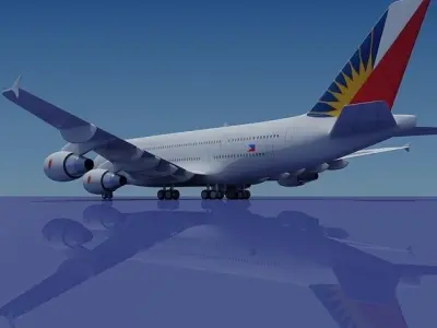 Philippine Airlines 3D model