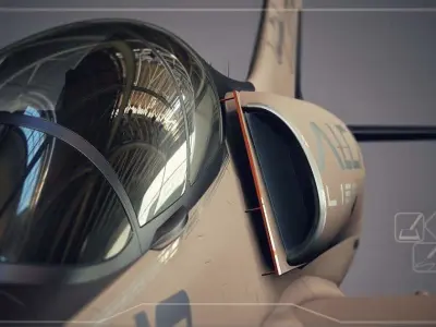 AERO ALCA 159 Low-poly 3D model