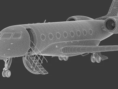 Gulfstream G800 Ultra-Long-Range Business Jet 3D model