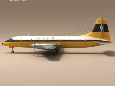 Bristol Britannia 3D model