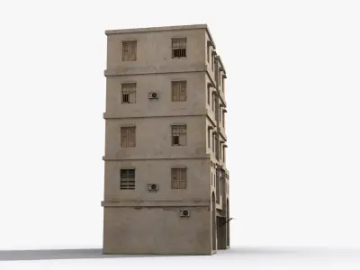 Arab Middle East Building x26 Low-poly 3D model