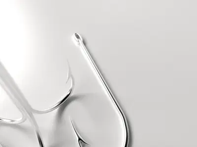 Fishing Hooks 3D model