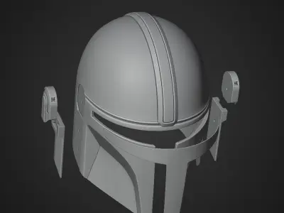 Din Djarin S1 Helmet 3D print model